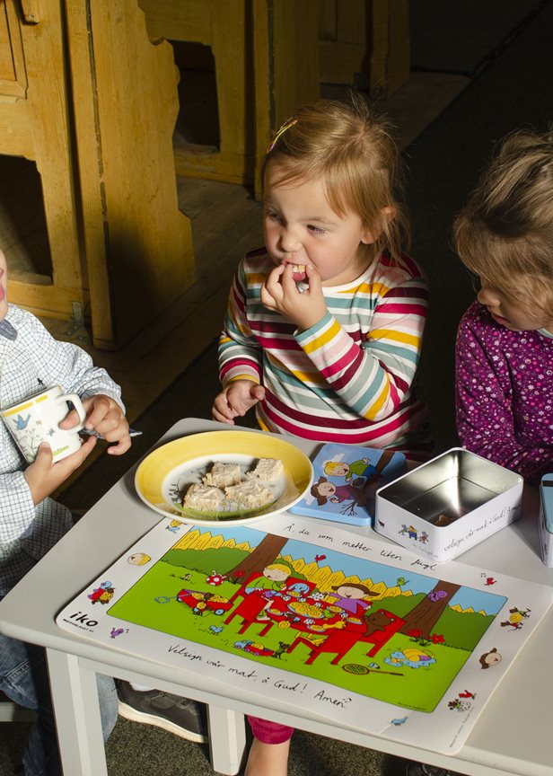 Samling med fireåringer