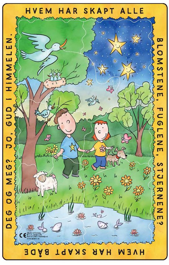 Hvem har skapt alle blomstene Puslespill