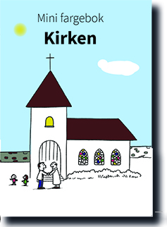 Mini fargebok Kirken (bm)