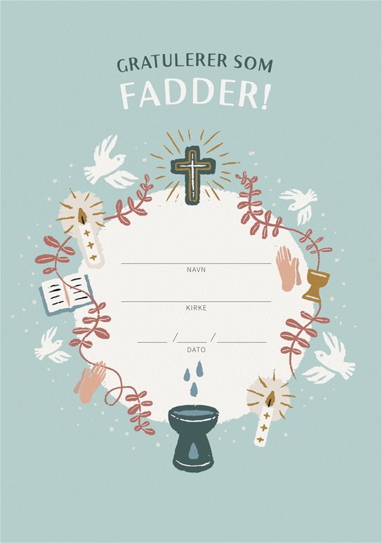 Gratulerer som fadder! (bm)