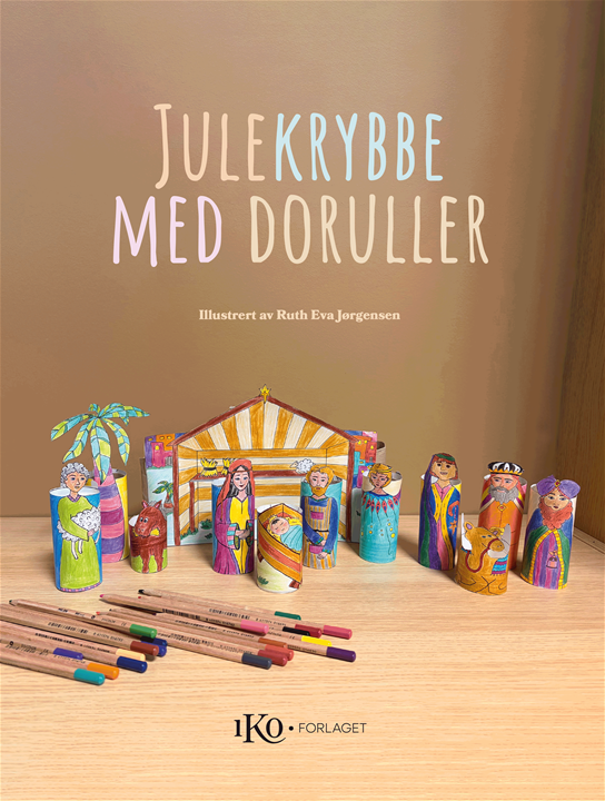 Julekrybbe med doruller