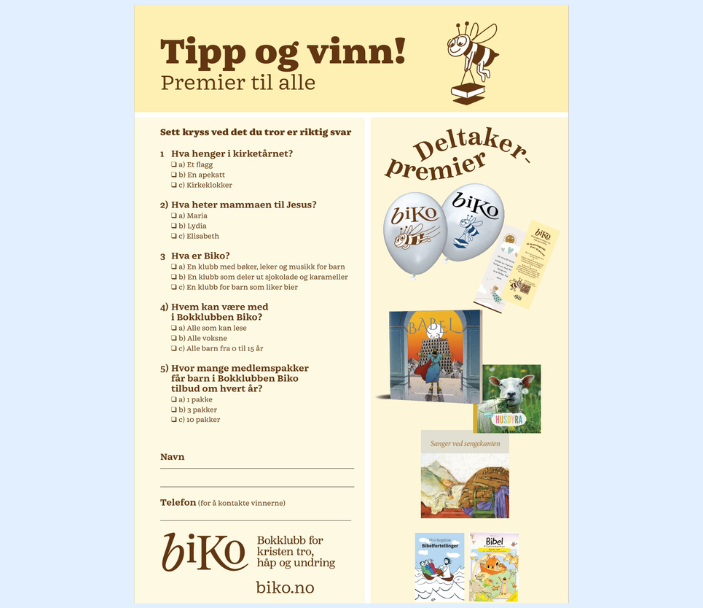 Gratis konkurranseark