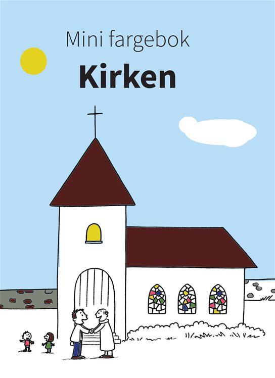 Mini fargebok Kirken (bm)